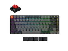 Simsiz oyun klaviaturası Keychron K3 (Version 3) Swappable RGB Backlight Red Switch (K3X-H1-AZ)