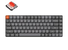 Simsiz oyun klaviaturası Keychron K3 Max Gateron White Backlight Red Switch (K3M-A1Z-AZ)