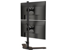 Vertical dual monitor stand 