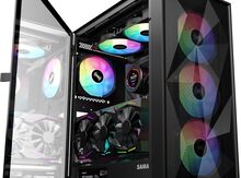 SAMA 3509 Black ATX Mid Tower Gaming Case 4x Fan ARGB