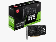 Videokart MSİ Graphic card GeForce RTX 3050 6GB GDDR6 Ventus 2X E OC 