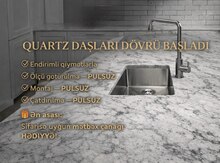 Kvars mətbəx dəzgahları