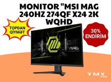 Monitor "MSI MAG 240Hz 274QF X24 2K WQHD, IPS"