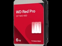 Sərt disk WD 3.5" SATA 3.0 6TB 7200 256MB Red Pro NAS (WD6005FFBX-SPCASN0))