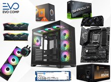 Evo Gaming PC Shadow Titan RTX 5070 Ti 16GB | Ryzen 7 7800X3D | 32GB | 1TB