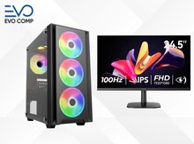  Evo Gaming PC Starter Kit Core i5-10400F, GTX 1650 4GB, SSD 500GB, RAM 16GB, 24”