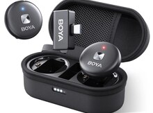 Wireless çüt yaxa mikrofonu Boya Typec