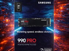 Samsung 990 PRO 1TB NVMe M.2 SSD (PCIe 4.0)