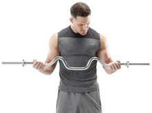 Curl barbell bar f30-ştanq əyri qrifi