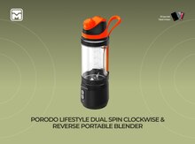 Porodo Lifestyle Dual Spin Clockwise Reverse Portable Blender