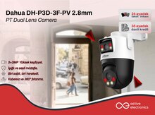 Dahua DH‑P3D‑3F‑PV 5 MP Wi‑Fi outdoor dual‑lens bullet kamera
