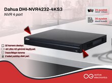 Dahua DHI‑NVR4232‑4KS3 – 32‑kanallı IP Qqeydiyyat cihazı (NVR)