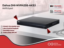 Dahua DHI‑NVR4208‑4KS3 8‑kanallı IP video qeydiyyat cihazı