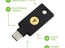 YubiKey 5C NFC təhlükəsizlik açarı
