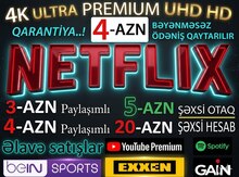 "Netflix" səhifəsi