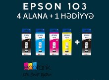 "Epson premium ink 103" mürəkkəbi