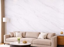 Dekorativ divar paneli 6156, ağ, 280x120 sm