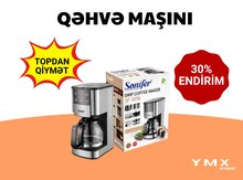 Qəhvəbişirən Sonifer SF-3556 1.25L, 12 Fincan, 1000W