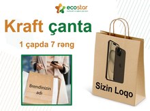Çanta Kraft loqolu