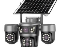 4G Sim kartlı Solar 360°FHD Kamera 12MP/4K+64GB