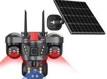 4G Sim kartlı Solar 360°FHD Kamera 12MP/4K+64GB
