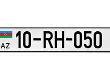 Avtomobil qeydiyyat nişanı - 10-RH-050