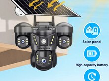 4G solar PTZ360° 4 kamera 12MP/4K+64GB