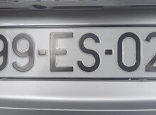 Avtomobil qeydiyyat nişanı - 90-ES-026
