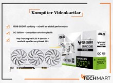 Video kart - ASUS TUF RTX 5070 Ti OC 16GB GDDR7 (BTF Edition)