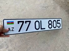 Avtomobil qeydiyyat nişanı - 77-OL-805