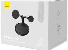 Simsiz şarj cihazı Baseus Wireless Magnetic Charger 3-in-1 