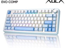 Klaviatura AULA F75 Sea Salt Blue Mechanical Keyboard