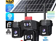 4G Sim kartlı Solar 360°FHD Kamera 12MP/4K+64GB