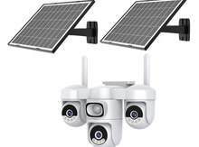 4G Sim kartlı Solar 360°FHD Kamera 12MP/4K+64GB