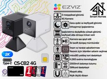 Ezviz CB2 batareyalı ağıllı 4G kamera