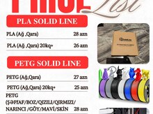 3D printer filamentləri