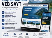 Tur şirkətləri üçün web sayt və online rezervasiya sistemi