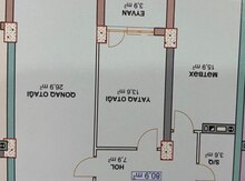 2-otaqlı yeni tikili, Xırdalan ş., 80.9 m²