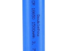 3.7V 1500mAh 18650 Li-ion şarjlı batareyası