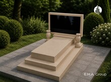 Ağlay daşı ilə ekran formalı qəbir və məzar daşları