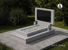 Çilli qranit ilə güllük yerli qəbir və məzar daşları