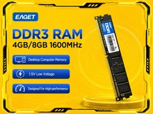 RAM Eaget DDR3 8GB 1600MHz