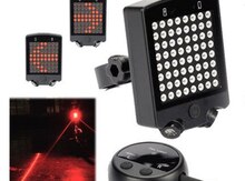 Velosiped üçün arxa LED işıq və lazer dönmə siqnalı sistemi