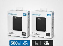 Xarici sərt disk WD Elements External Hdd