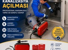 Tutulmuş kanalizasiya sisteminin təmizlənməsi