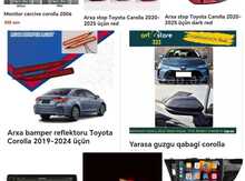 Toyota Corolla aksesuarları