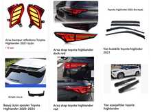 Toyota Highlander aksesuarları