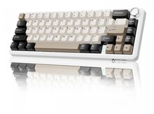 Klaviatura Attack Shark X66 Mechanical 60% RGB Strawberry Switch Wireless Keyboard /BT White