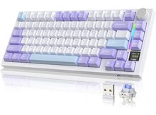 Klaviatura Attack Shark X820 Ultra 75% Mechanical Wireless/BT Switch Keyboard (Purple)