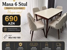 Masa və oturacaqlar